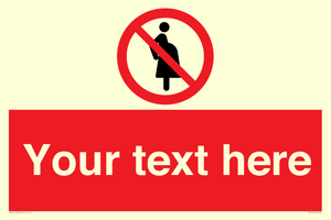 Custom prohibition not for pregnant women